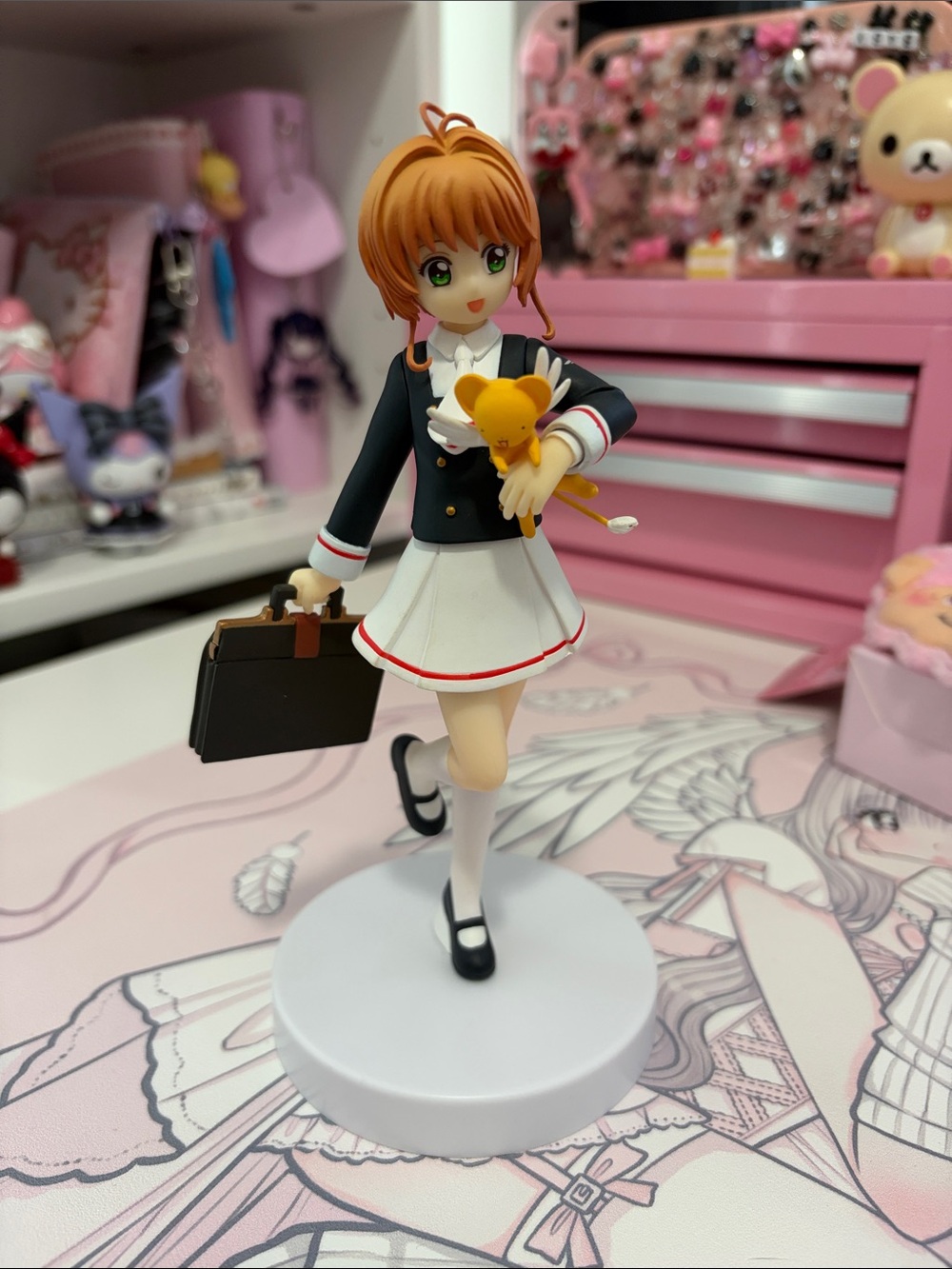 Cardcaptor Sakura School Uniform Figure with Kero Plush
